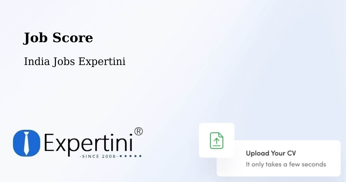 Job Score & Job Description Score Tool – Kusumba - India Jobs Expertini