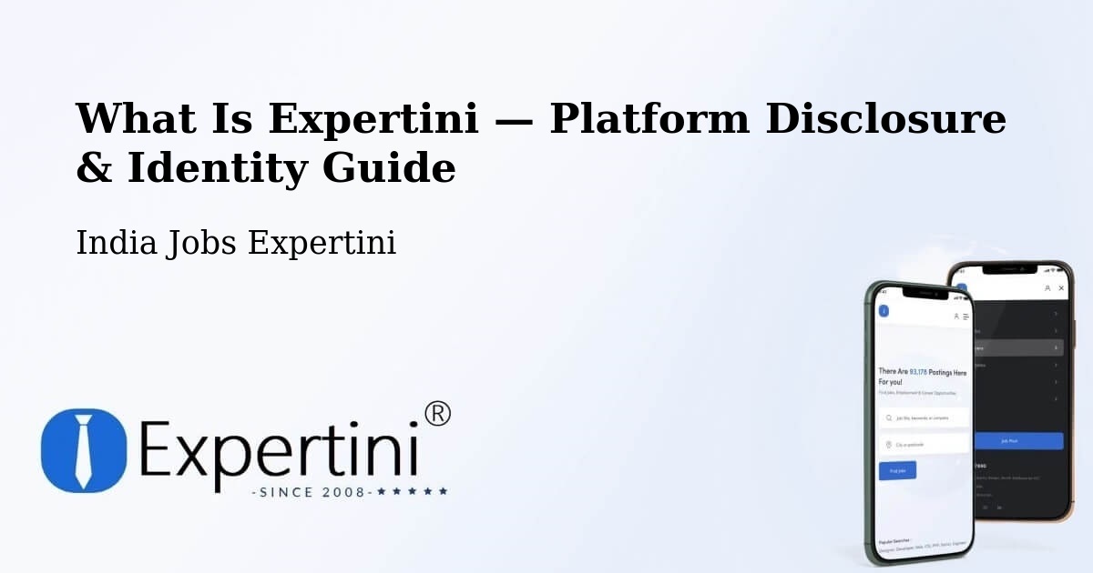 What Is Expertini — Platform Disclosure & Identity Guide – Kusumba